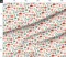 Holiday Gifts Off White Candy Cane Winter Wonderland Scandinavian Xmas Custom Printed Fabric by Spoonflower Various Fabrics by the Yard or Fat Quarter